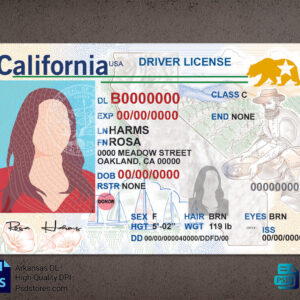 California Driver License Template V Psd Stores