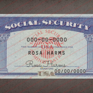 Social Security Card Template Psd Stores