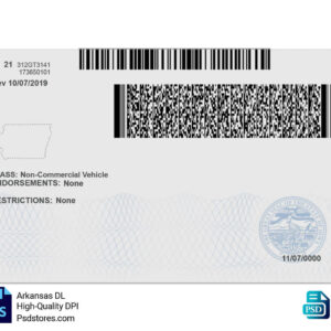 Iowa Driver License Template - PSD Stores