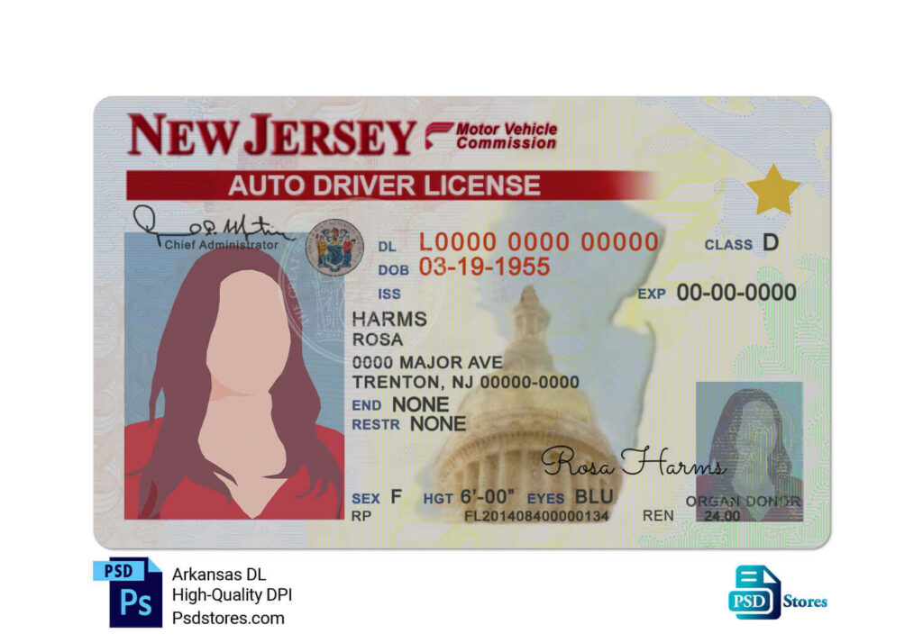 new jersey change driver license