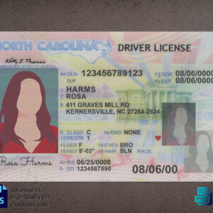 North Carolina Driver License Template - Psd Stores