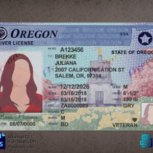 Oregon Driver License Template - PSD Stores